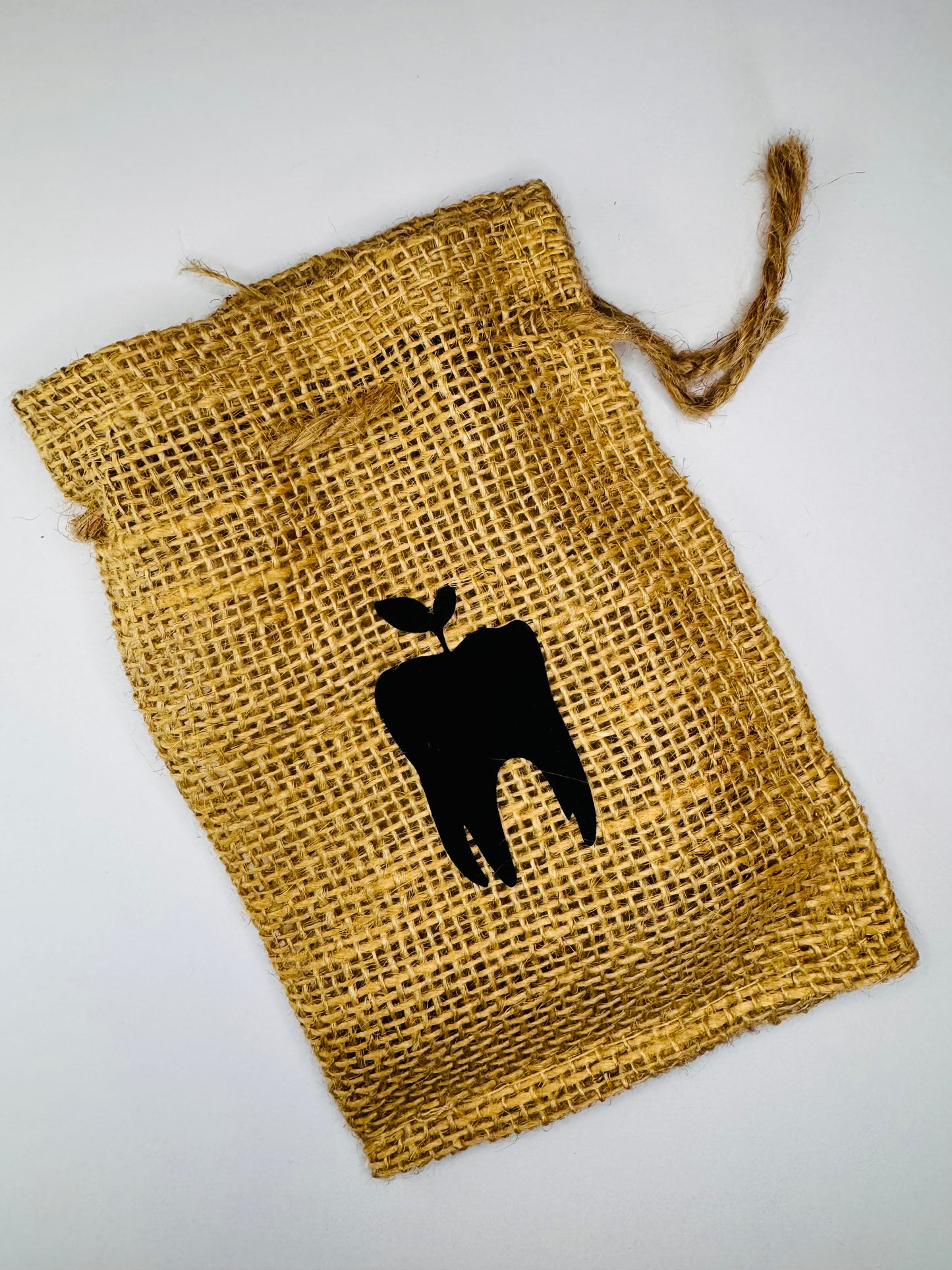 4x6 Burlap Bag with Drawstring